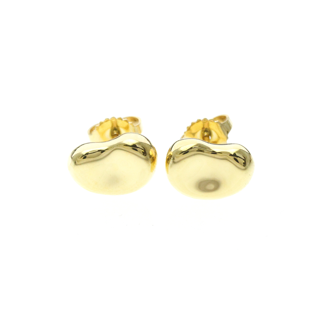 TIFFANY 18k Gold Bean Earrings